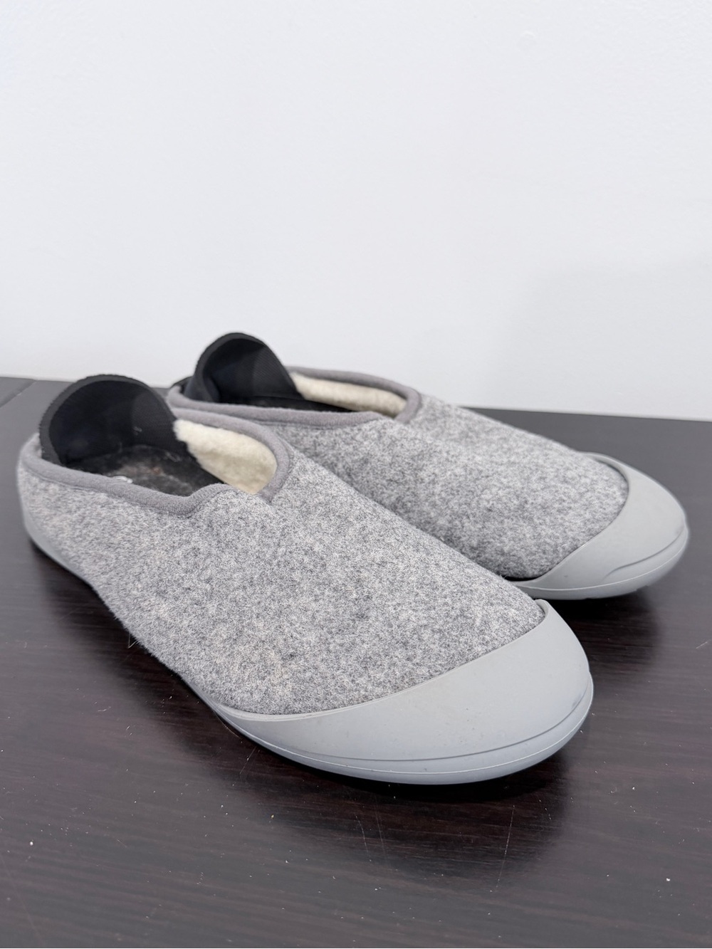 Mahabis Original Removable Soles Gray Slippers 7.5